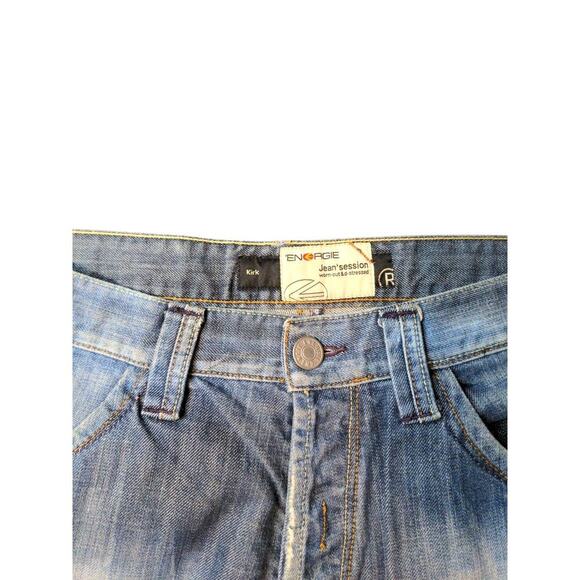 Vintage Energie Kirk Straight Men's Jeans 35 x 34 Rare Italy S - Picture 3 of 9